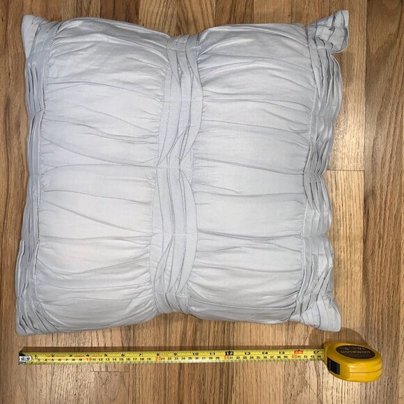 Urban Habitat Light Grey Throw Pillow - Picture 2 of 4